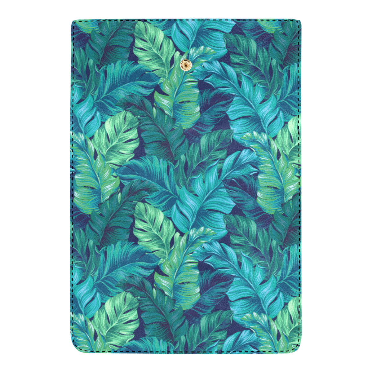 Banana Leaf Pattern Print Design BL05 Women's Trifold Wallet