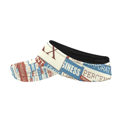 Accounting Financial Pattern Print Design 01 Unisex Sun Visor