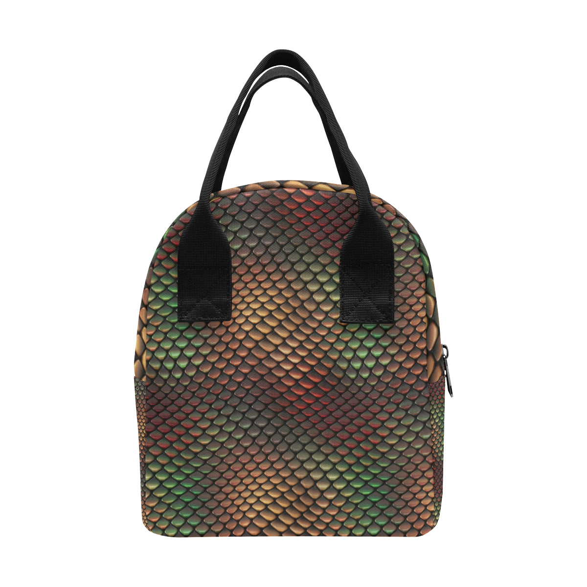 Snake Skin Colorful Print Insulated Lunch Bag