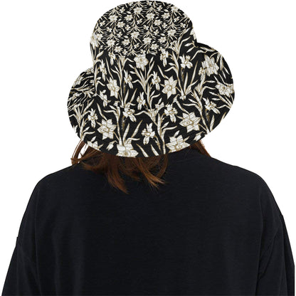 Daffodils Pattern Print Design DF06 Unisex Bucket Hat