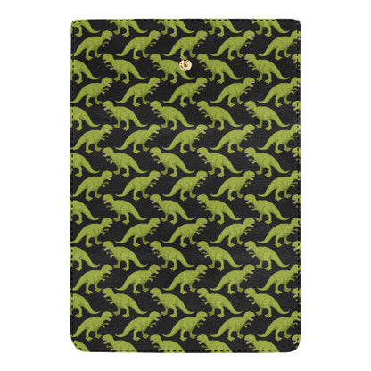 T Rex Pattern Print Design A02 Women's Trifold Wallet