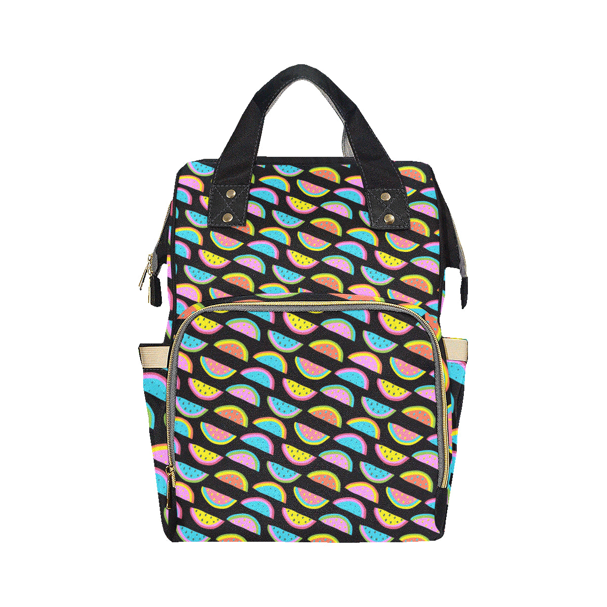 Watermelon Pattern Print Design WM08 Diaper Bag Backpack