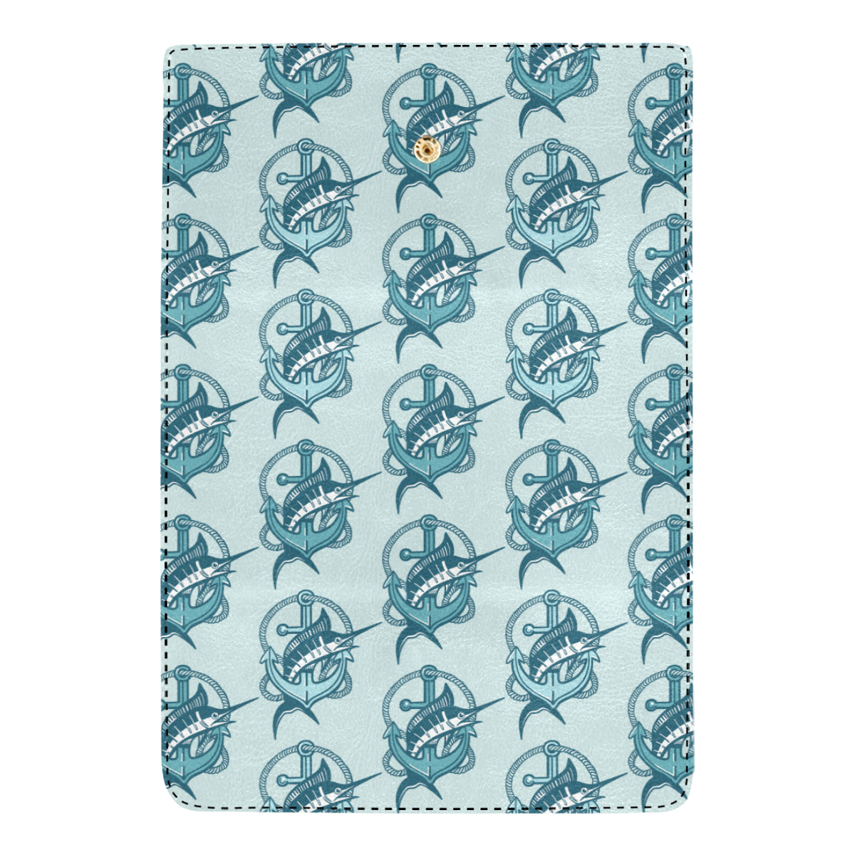 Swordfish Pattern Print Design 03 Women's Trifold Wallet