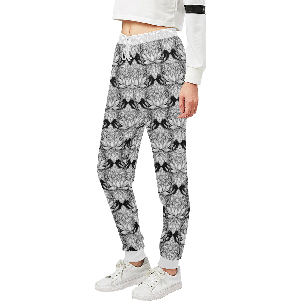 Lotus Mandala Print Pattern Unisex Sweatpants