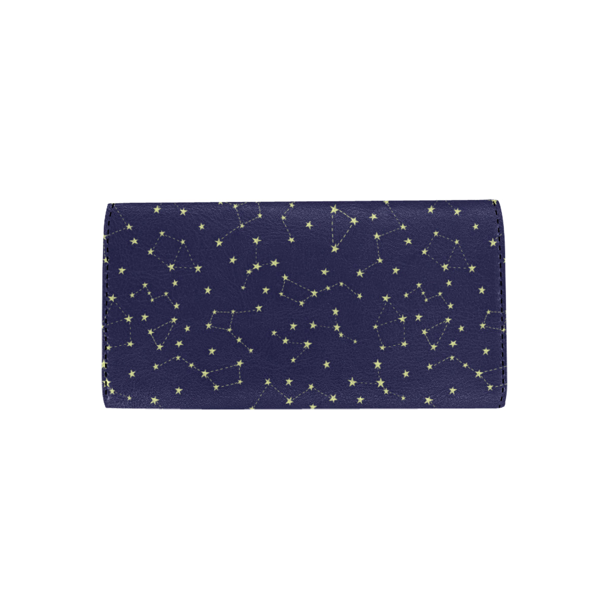 Constellation Pattern Print Design 02 Women's Trifold Wallet