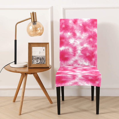 Tie Dye Pink Print Design LKS304 Dining Chair Slipcover
