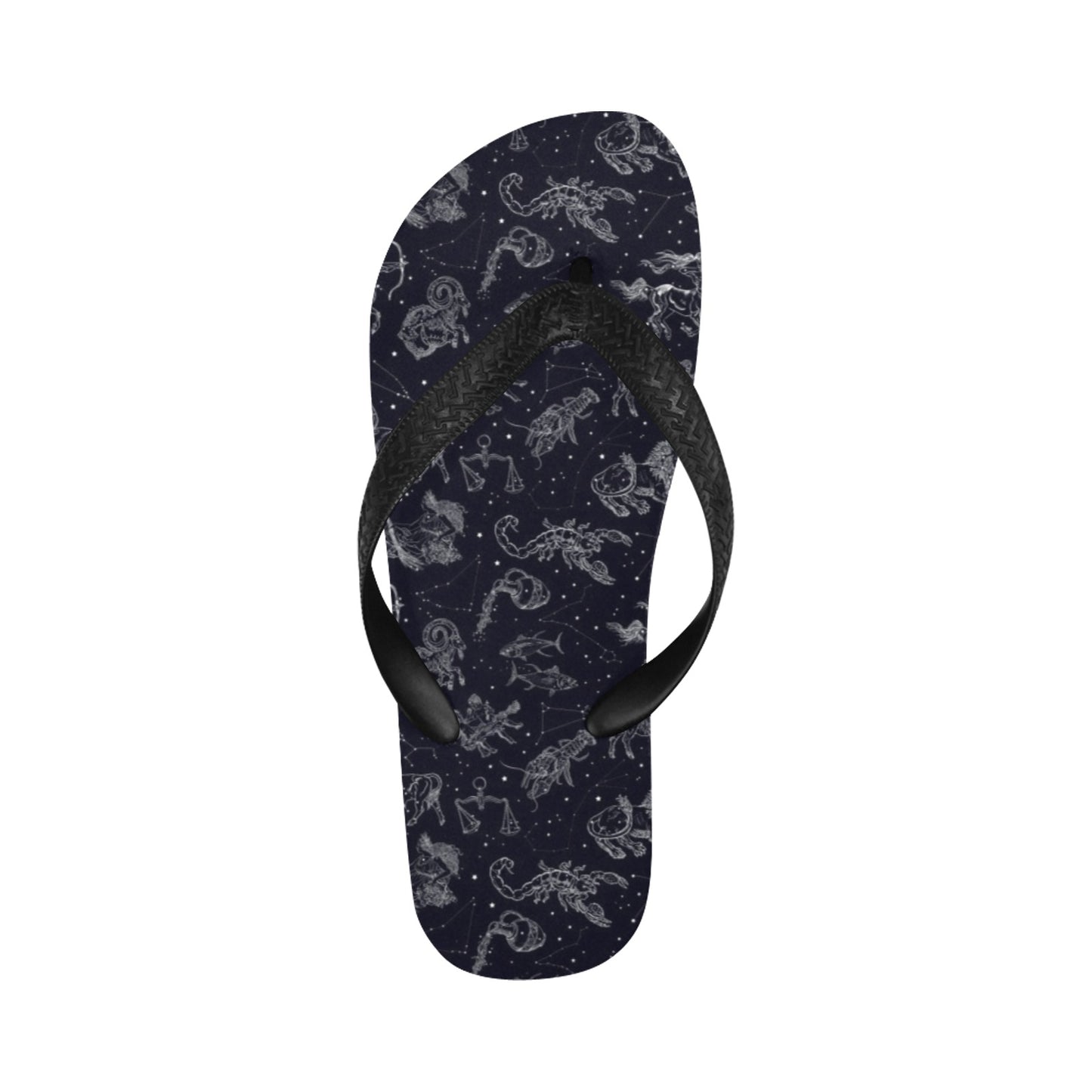 Zodiac Print Design LKS304 Flip Flops