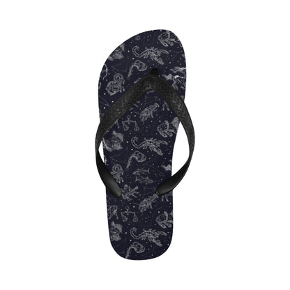 Zodiac Print Design LKS304 Flip Flops