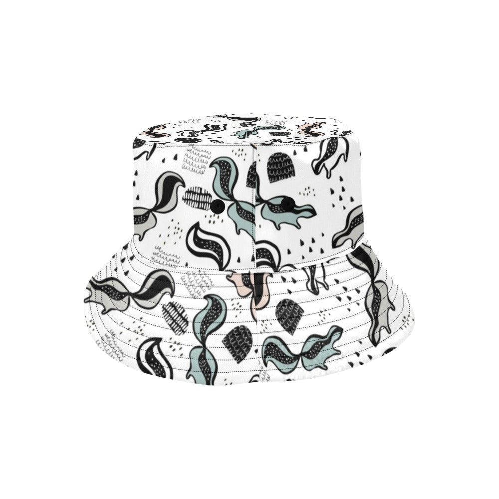 Skunk Print Design LKS303 Unisex Bucket Hat