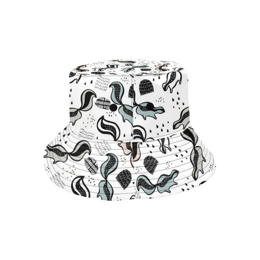 Skunk Print Design LKS303 Unisex Bucket Hat