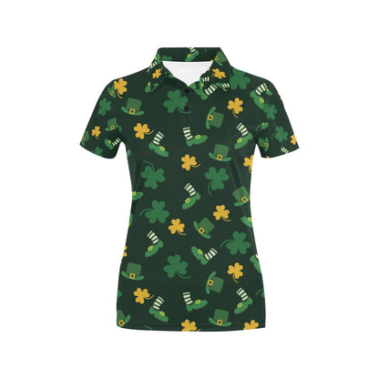 St Patricks Day Print Design LKS306 Women's Polo Shirt