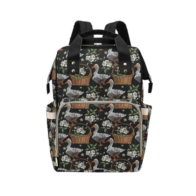 Goose Print Design LKS406 Diaper Bag Backpack