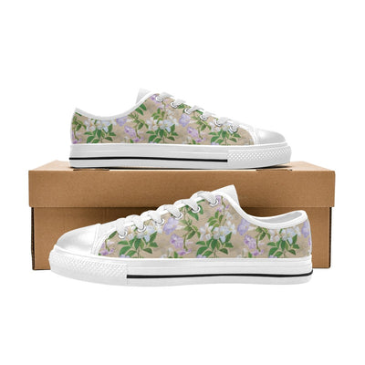 Sampaguita Print Design LKS302 Women's White Low Top Shoes