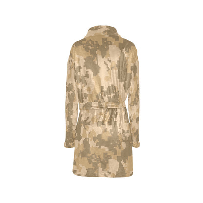 ACU Digital Desert Camouflage Women's Fleece Robe