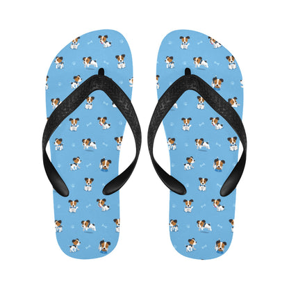 Russell Terriers Print Design LKS3010 Flip Flops