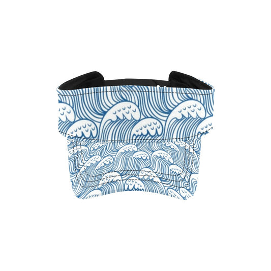 Wave Print Design LKS306 Unisex Sun Visor
