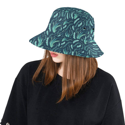 Seaweed Print Design LKS302 Unisex Bucket Hat
