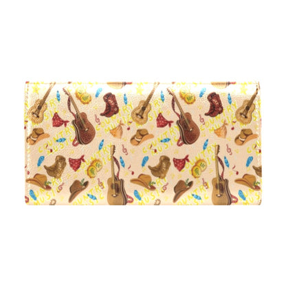 Western Lifestyle Print Design LKS303 Women's Trifold Wallet
