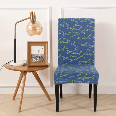 Shark Print Design LKS301 Dining Chair Slipcover