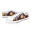 Firework Print Design LKS305 Women's White Low Top Shoes