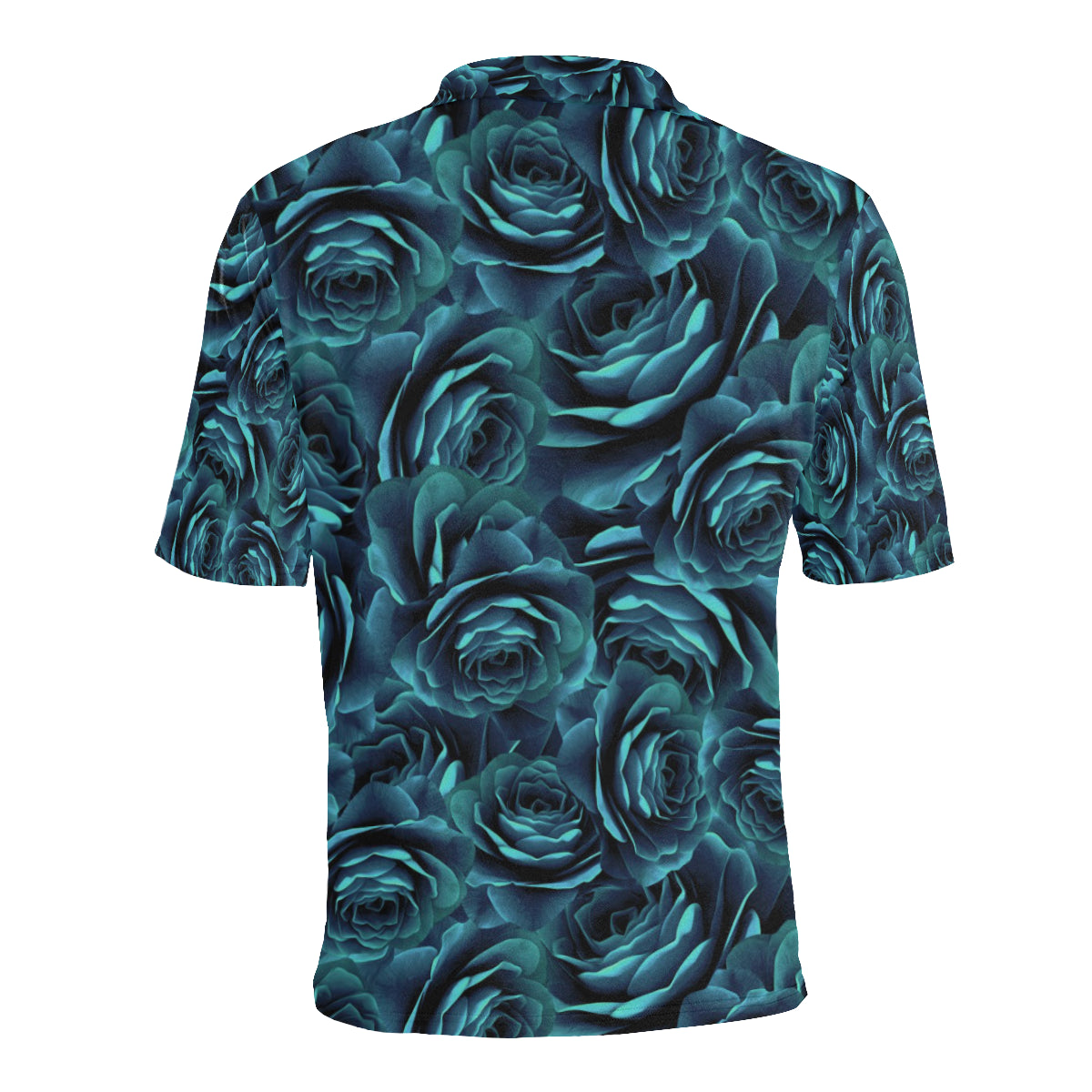 Camellia Pattern Print Design CM04 Men Polo Shirt