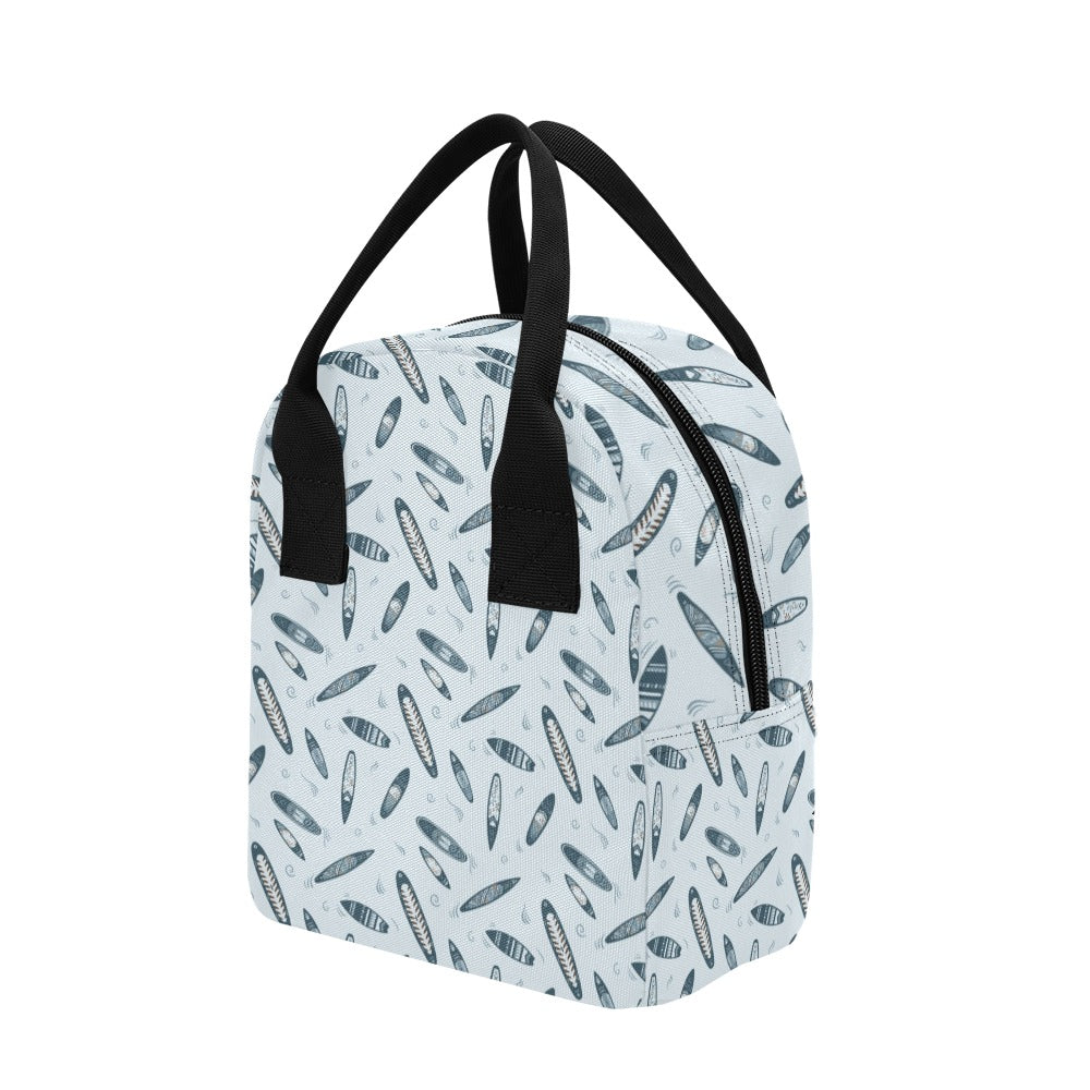 Surfboard Print Design LKS306 Insulated Lunch Bag