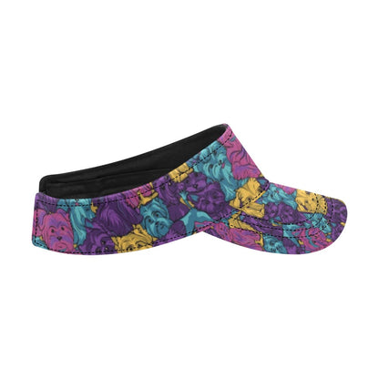 Yorkshire Terriers Print Design LKS3010 Unisex Sun Visor