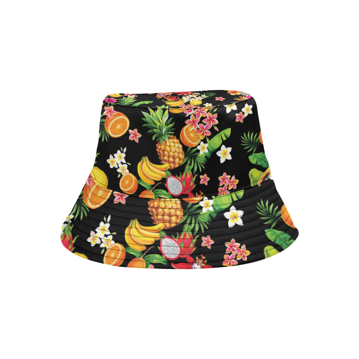 Tropical Fruits Pattern Print Design TF02 Unisex Bucket Hat