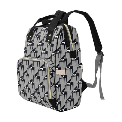 Piano Print Design LKS404 Diaper Bag Backpack