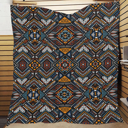 African Kente Print v2 Premium Quilt