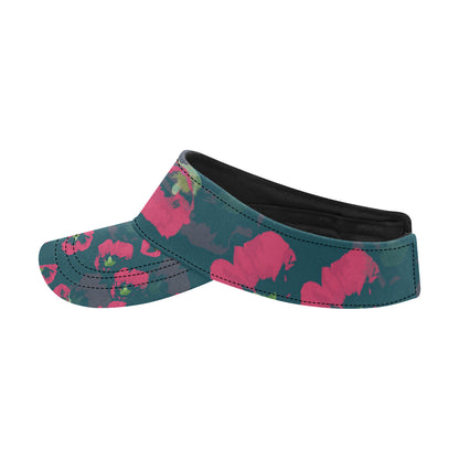 Morning Glory Pattern Print Design 01 Unisex Sun Visor