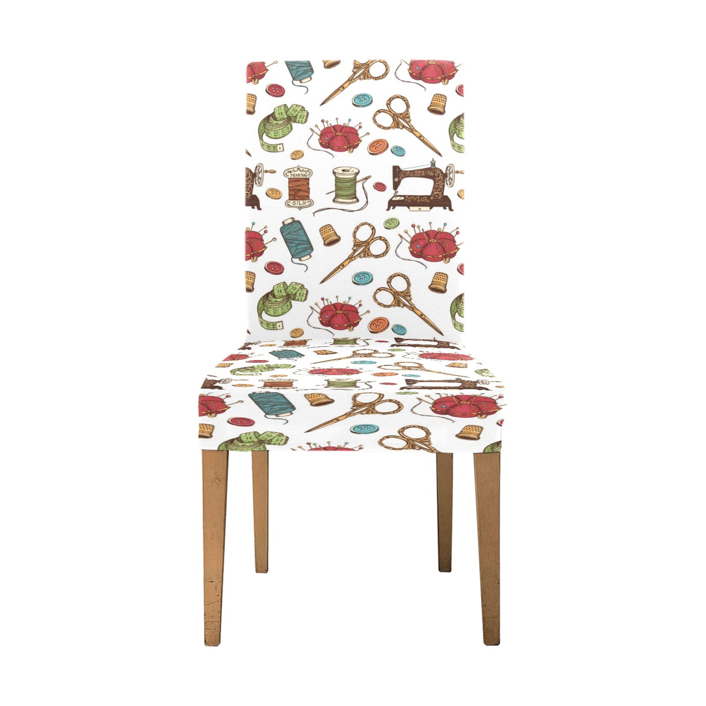 Sewing Equipment Print Design LKS304 Dining Chair Slipcover