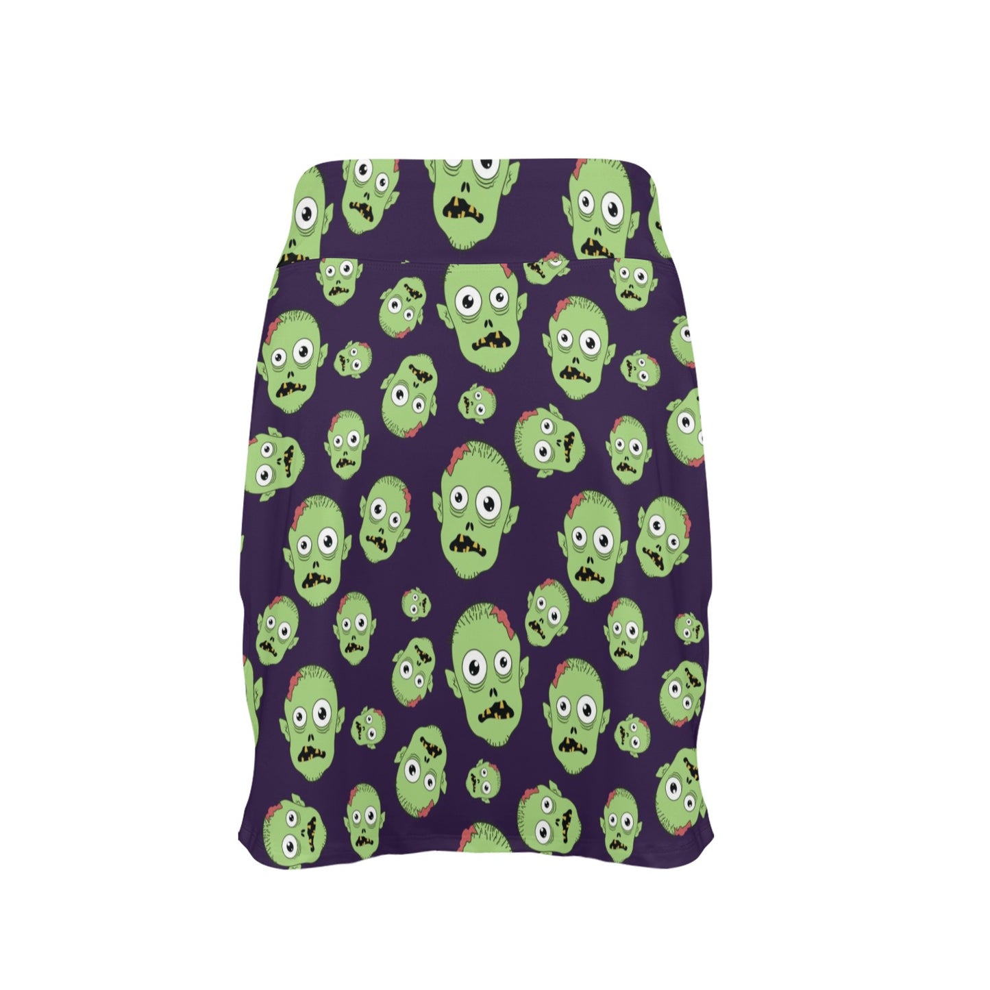 Zombie Print Design LKS303 17" Golf & Pickleball Skort with Pockets