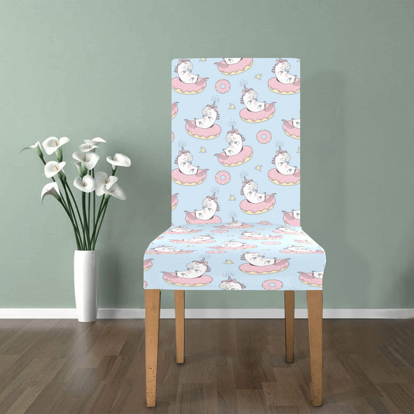Unicorn Print Design LKS303 Dining Chair Slipcover