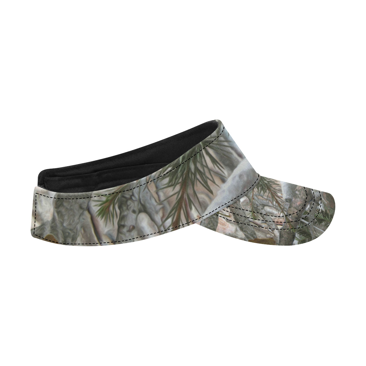 Camo Realistic Tree Forest Pattern Unisex Sun Visor