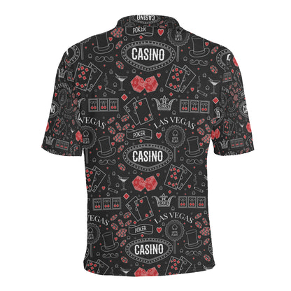 Casino Pattern Print Design 04 Men Polo Shirt