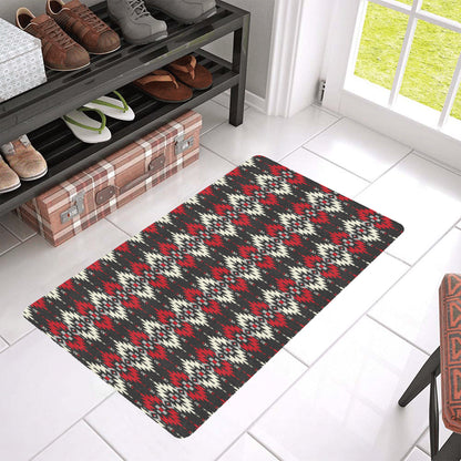 Southwestern Pattern Rubber Doormat