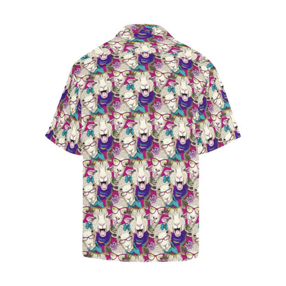 Sheep Print Design LKS403 Men's Men's Hawaiian Shirt