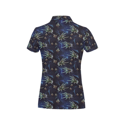 Tarantula Print Design LKS401 Women's Polo Shirt