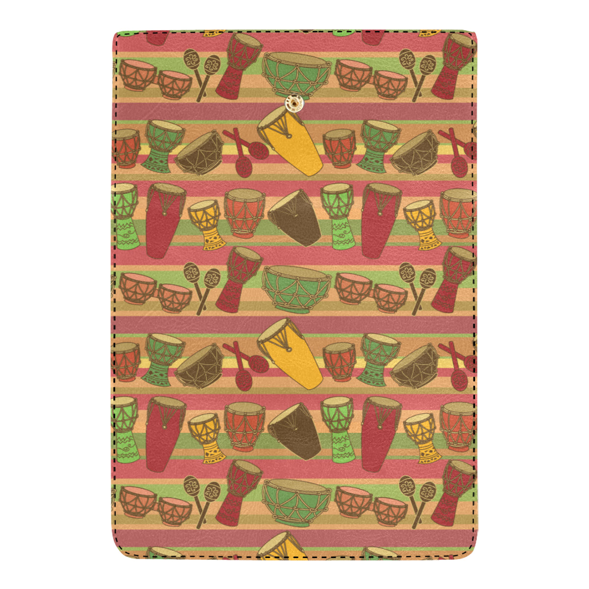 Percussion Pattern Print Design 01 Women's Trifold Wallet