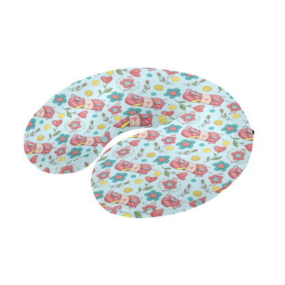 Crochet Pattern Print Design 01 U-Shaped Travel Neck Pillow