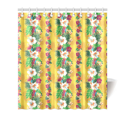 Hawaiian Themed Pattern Print Design H09 Shower Curtain