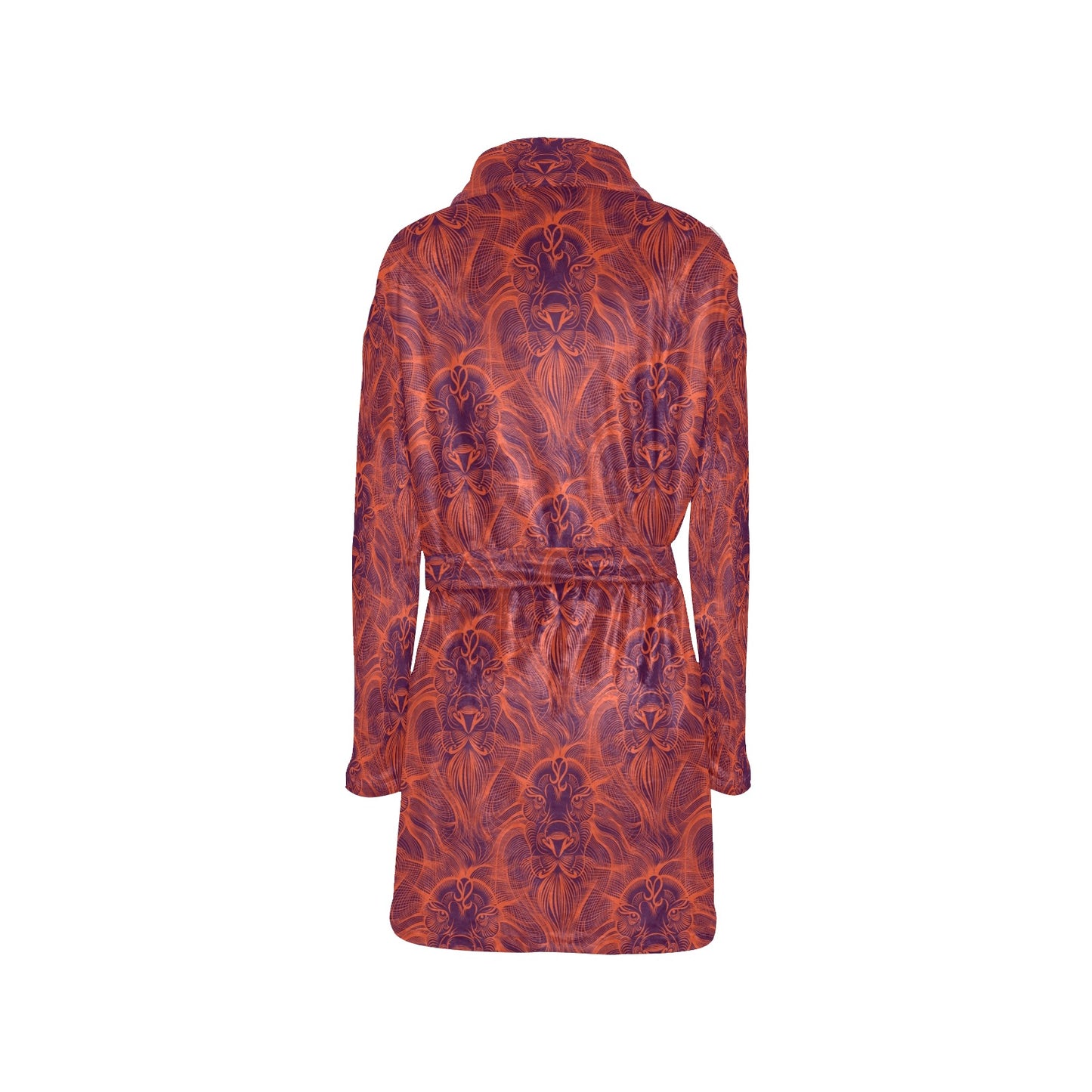 Leo Pattern Print Design 01 Women's Fleece Robe