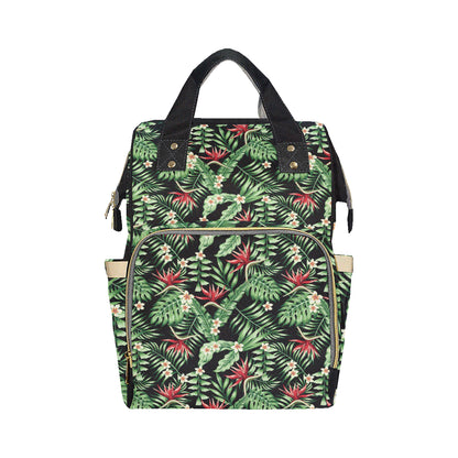 Bird Of Paradise Pattern Print Design BOP05 Diaper Bag Backpack