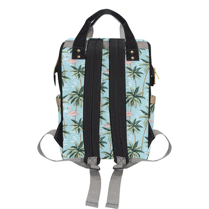 Palm Tree Pattern Print Design PT05 Diaper Bag Backpack