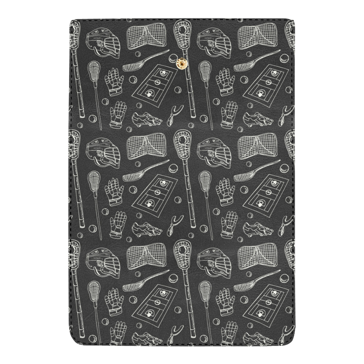 Lacrosse Pattern Print Design 01 Women's Trifold Wallet