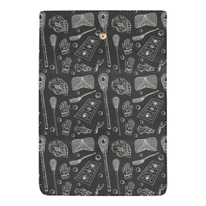 Lacrosse Pattern Print Design 01 Women's Trifold Wallet