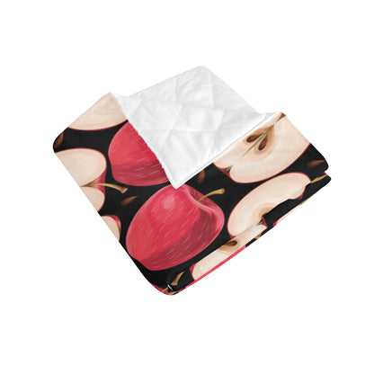 Apple Pattern Print Design AP02 Premium Quilt