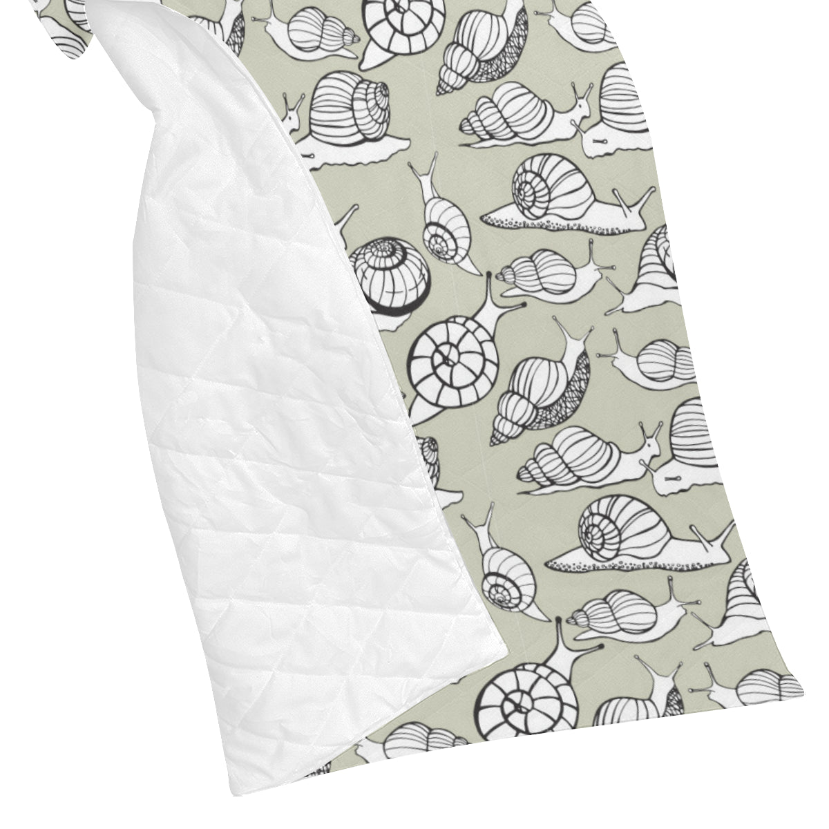 Snail Pattern Print Design 03 Premium Quilt