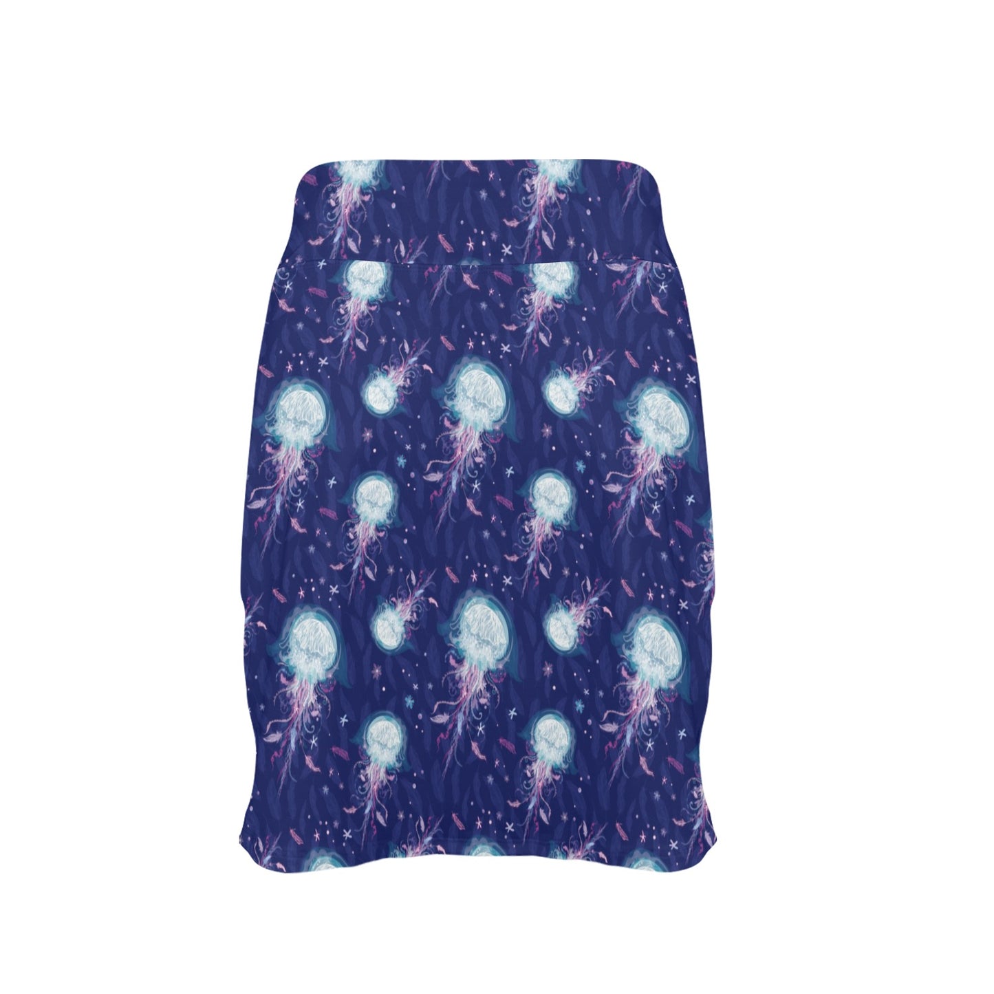 Jellyfish Cute Design 17" Golf & Pickleball Skort with Pockets
